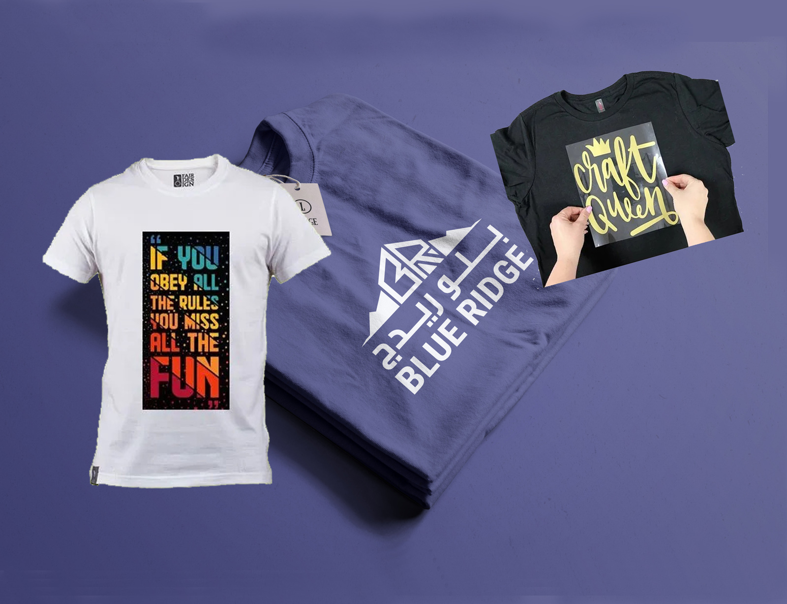 T-shirt sticker sublimation for custom prints 